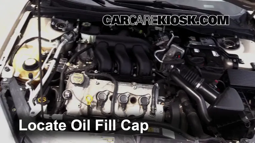2006 Mercury Milan Premier 3.0L V6 Aceite Agregar aceite